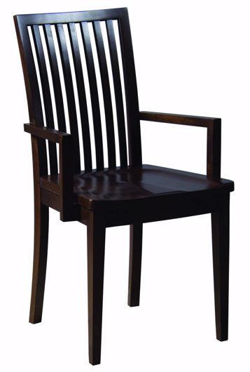 Picture of MODEL 24 ARM CHAIR WOOD SEAT