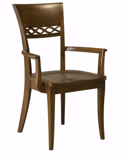 Picture of MODEL 25 ARM CHAIR WOOD SEAT
