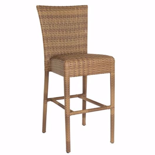 Picture of ALL-WEATHER PADDED SEAT BAR STOOL WITHOUT ARMS