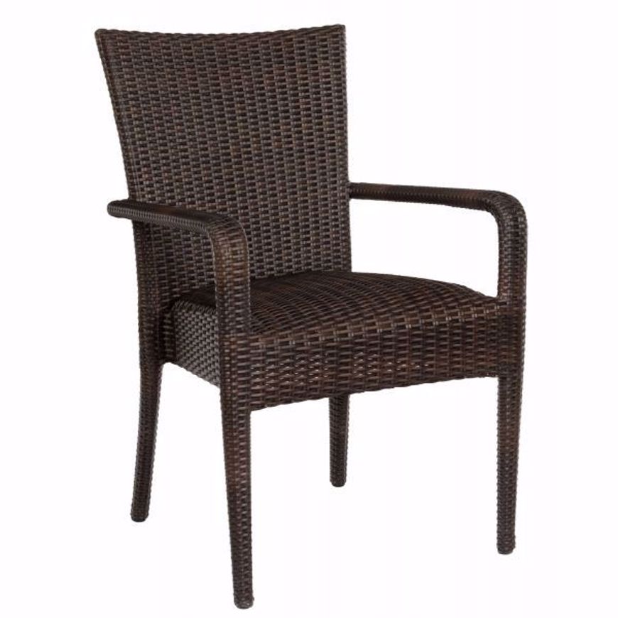 Picture of ALL-WEATHER PADDED SEAT DINING ARMCHAIR