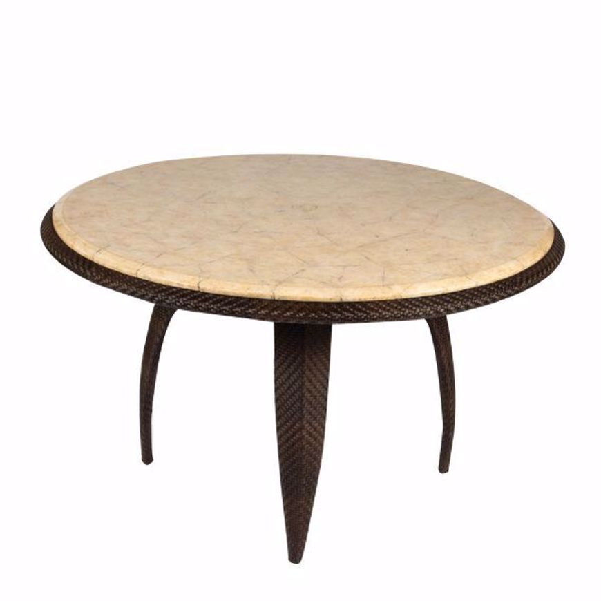 Picture of ALL-WEATHER BALI 48" ROUND STONE TOP TABLE