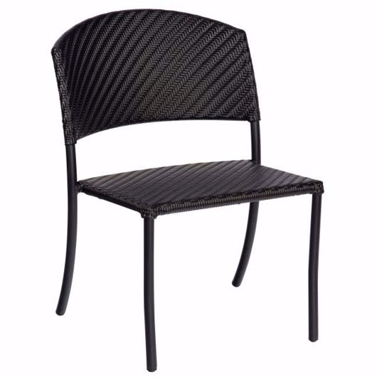 Picture of BARLOW SIDE CHAIR - STACKABLE - DARK ROAST