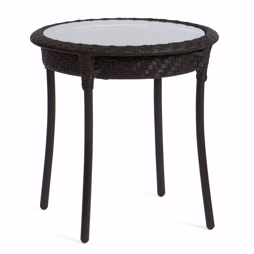 Picture of BARLOW 22" ROUND END TABLE - DARK ROAST
