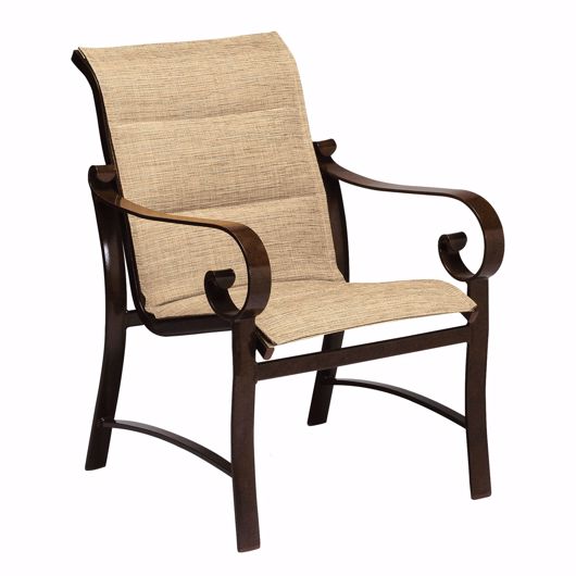 Picture of BELDEN PADDED SLING DINING ARMCHAIR