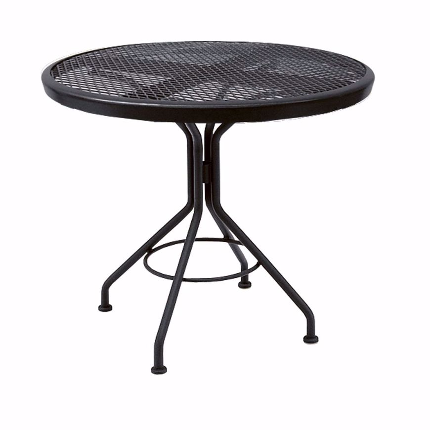 Picture of CAFÉ SERIES TEXTURED BLACK CONTACT + 30" ROUND BISTRO TABLE