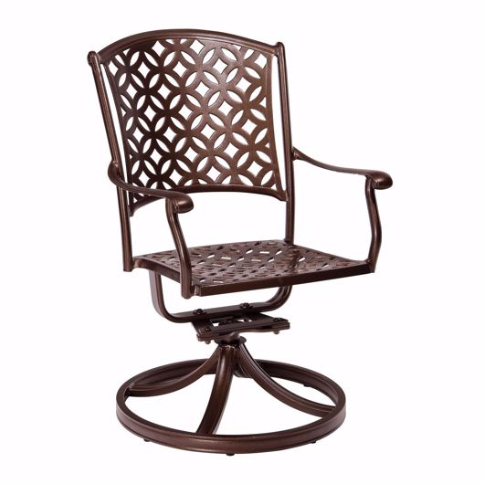 Picture of CASA SWIVEL ROCKING DINING ARMCHAIR
