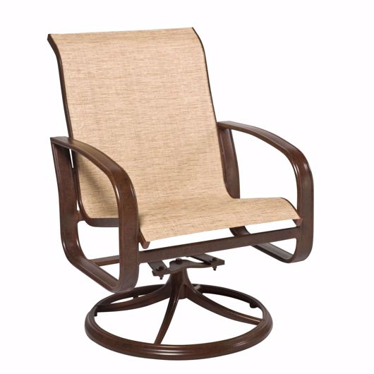 Picture of CAYMAN ISLE SLING SWIVEL ROCKING DINING ARMCHAIR