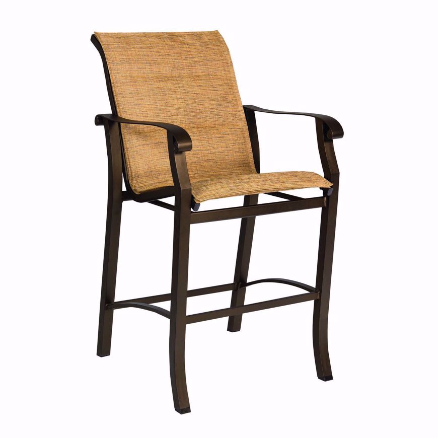 Picture of CORTLAND PADDED SLING STATIONARY BAR STOOL