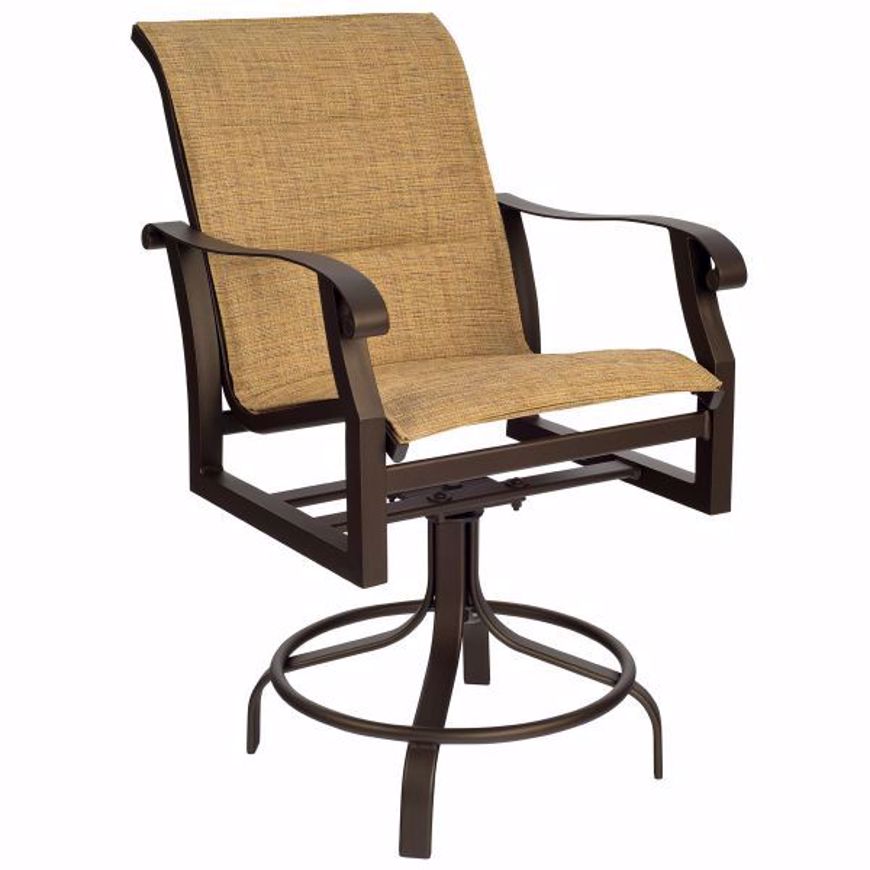 Picture of CORTLAND PADDED SLING SWIVEL COUNTER STOOL