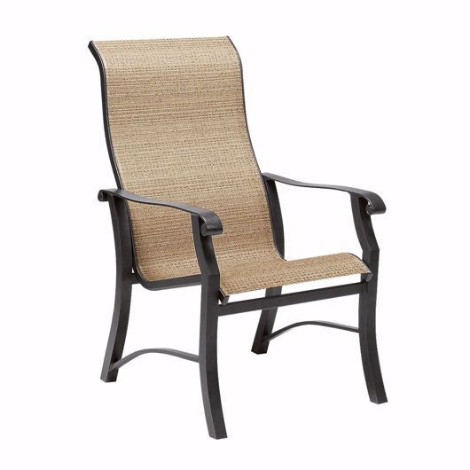 Picture of CORTLAND SLING HIGH-BACK DINING ARMCHAIR