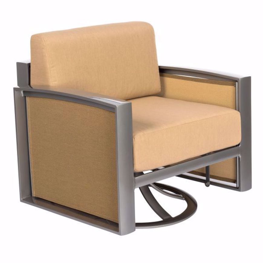 Picture of METROPOLIS GLIDING SWIVEL LOUNGE CHAIR