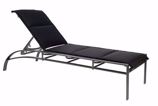 Picture of METROPOLIS PADDED SLING ADJUSTABLE CHAISE LOUNGE - STACKABLE