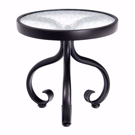 Picture of RAMSGATE 18" END TABLE - OBSCURE GLASS