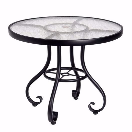 Picture of RAMSGATE 48" UMBRELLA TABLE - OBSCURE GLASS