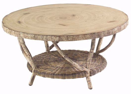 Picture of RIVER RUN COFFEE TABLE WITH FAUX BIRCH TOP