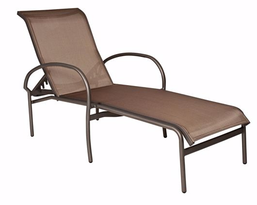 Picture of RIVINGTON SLING ADJUSTABLE CHAISE LOUNGE - STACKABLE