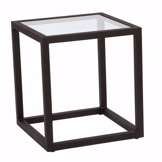 Picture of SALONA END TABLE - CLEAR GLASS