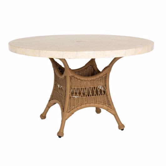 Picture of SOMMERWIND 48" ROUND STONE TOP UMBRELLA TABLE