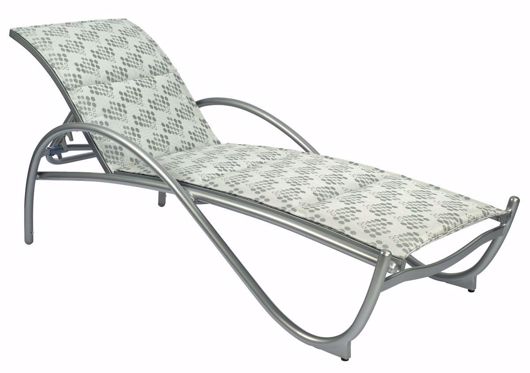 Picture of TRIBECA PADDED ADJUSTABLE CHAISE LOUNGE - STACKABLE