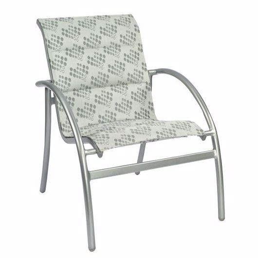 Picture of TRIBECA PADDED DINING ARMCHAIR - STACKABLE
