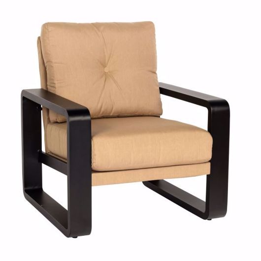 Picture of VALE LOUNGE CHAIR WITH UPHOLSTERED BACK