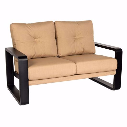 Picture of VALE LOVE SEAT WITH UPHOLSTERED BACK