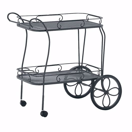 Picture of TEA CART - MESH TOP WITH REMOVABLE SERVING TRAY