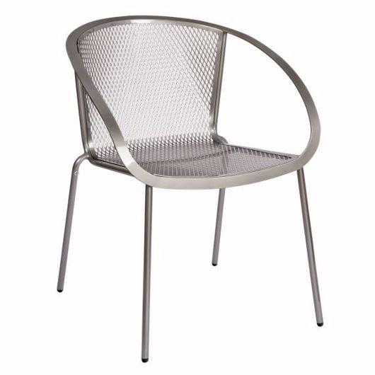Picture of IRON DINING ZUMA STACKING ARM CHAIR
