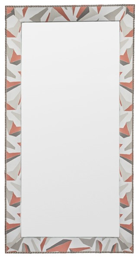 Picture of CORINTHIAN CLUB UPHOLSTERED FLOOR MIRROR