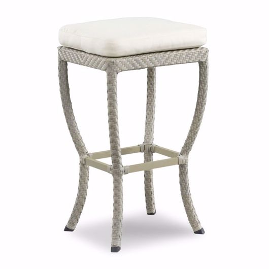 Picture of WOVEN OUTDOOR BACKLESS BAR STOOL