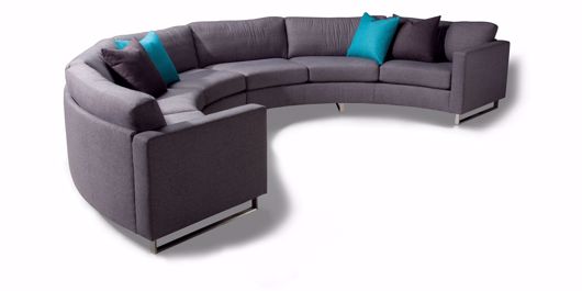 Picture of DESIGN CLASSIC 1224 CIRCLE SECTIONAL LAF SOFA