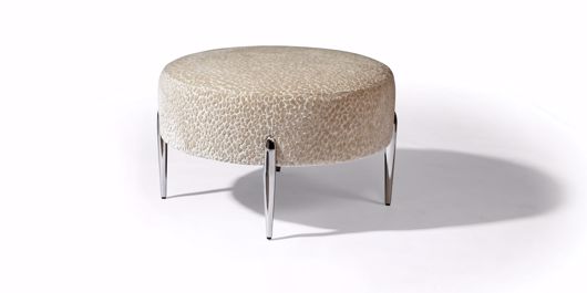Picture of DECKED OUT SMALL ROUND OTTOMAN