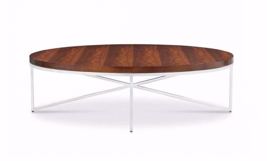Picture of COCKTAIL TABLE WITH WOOD TOP