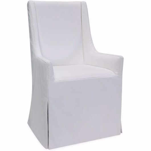 Picture of C5473-41 SLIPCOVERED DINING ARM CHAIR