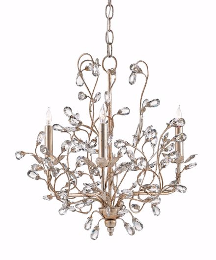 Picture of CRYSTAL BUD SILVER SMALL CHANDELIER