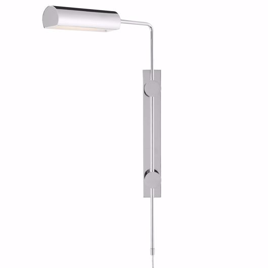 Picture of SATIRE NICKEL SWING-ARM WALL SCONCE