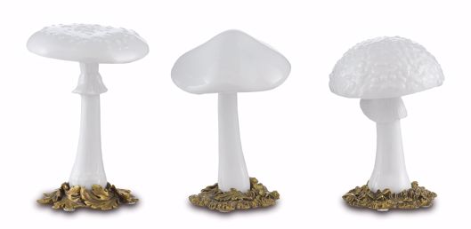 Picture of DREAMLAND MUSHROOMS ON BRONZE SET OF 3