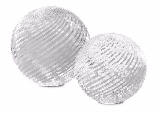 Picture of MEDICI GLASS SPHERE SET OF 2