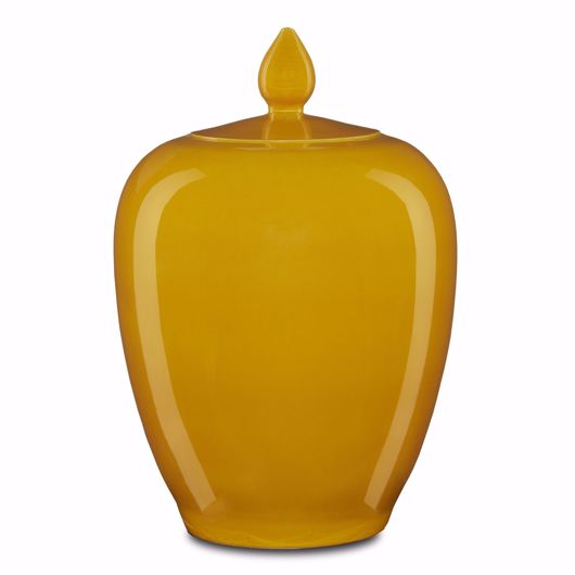 Picture of IMPERIAL YELLOW GINGER JAR