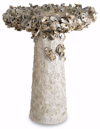 Picture of OYSTER SHELL LARGE BIRD BATH