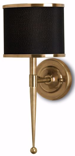 Picture of PRIMO BLACK BRASS WALL SCONCE