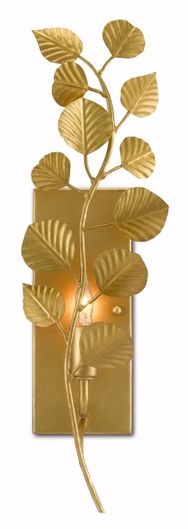 Picture of GOLDEN EUCALYPTUS WALL SCONCE