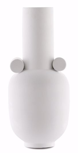 Picture of HAPPY 40 LONG WHITE VASE