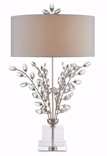 Picture of FORGET-ME-NOT SILVER TABLE LAMP