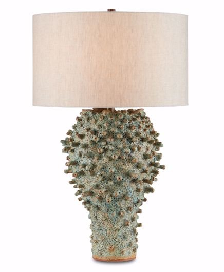 Picture of SEA URCHIN GREEN TABLE LAMP