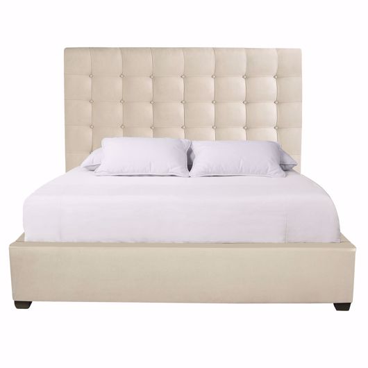 Picture of AVERY FABRIC PANEL BED EXTENDED QUEEN