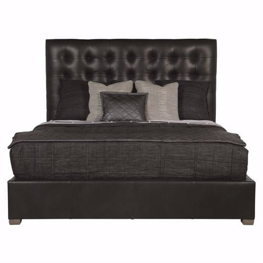 Picture of AVERY LEATHER PANEL BED QUEEN