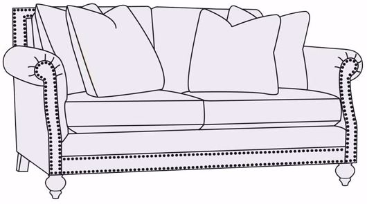 Picture of BRAE FABRIC LOVESEAT