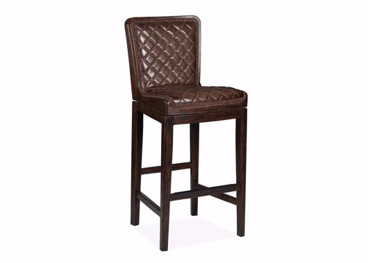 Picture of 149-24-Q MIRAD QUILTED SWIVEL COUNTER STOOL