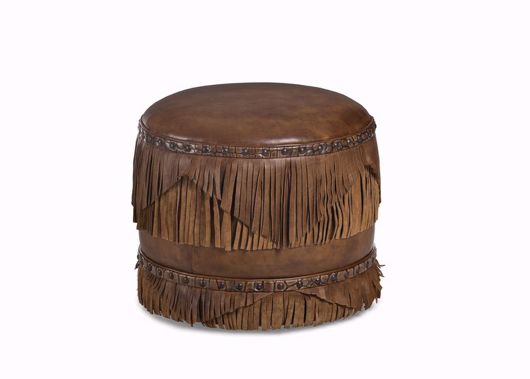 Picture of 039 MARGO FRINGED OTTOMAN
